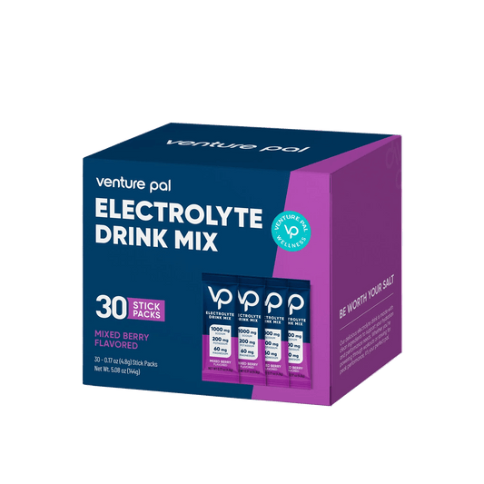 Mixed Berry Electrolyte Drink Mix - 30 Sticks by Venture Pal, hydration powder from Drinks and Electrolytes collections.